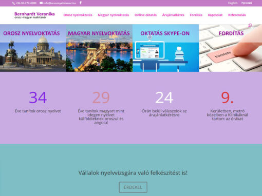 Bernhardt Veronika orosz-magyar nyelvtanár