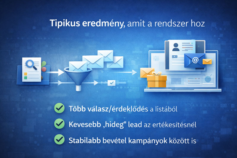 email marketing eredmények