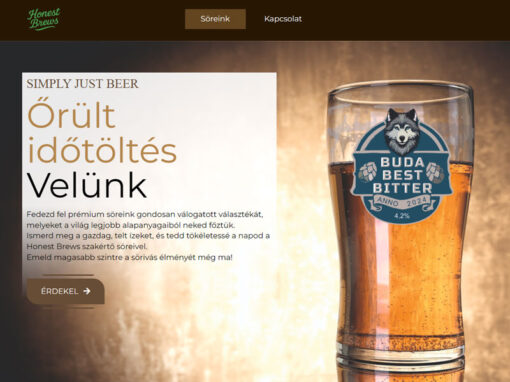 Honest Brews kisüzemi sörfőzde