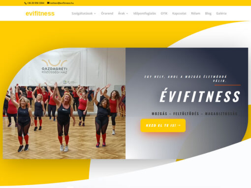 Tóth Évi – Fitness és rehabilitációs tréner