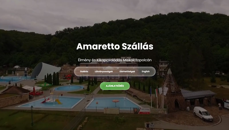 Amaretto szállás - Miskolctapolca